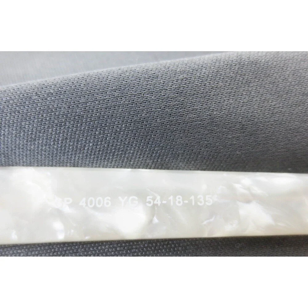 SP 4006 YG Silver White Marble Semi Rimless Eyeglass Frames 54-18-135